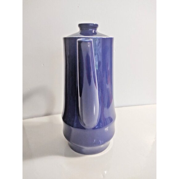 Vintage Cobalt Blue Ceramic Tea Pot by Casual Ceramics Japan 6 cup - Picture 4 of 15